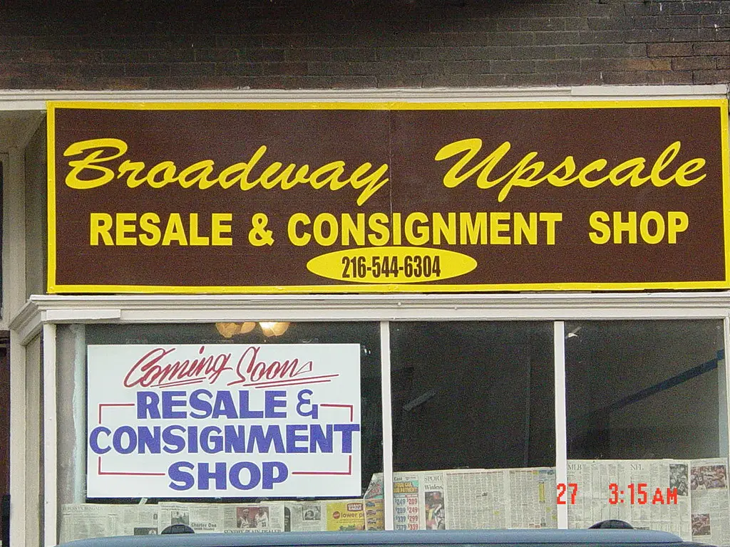 Storefront signs in Cleveland